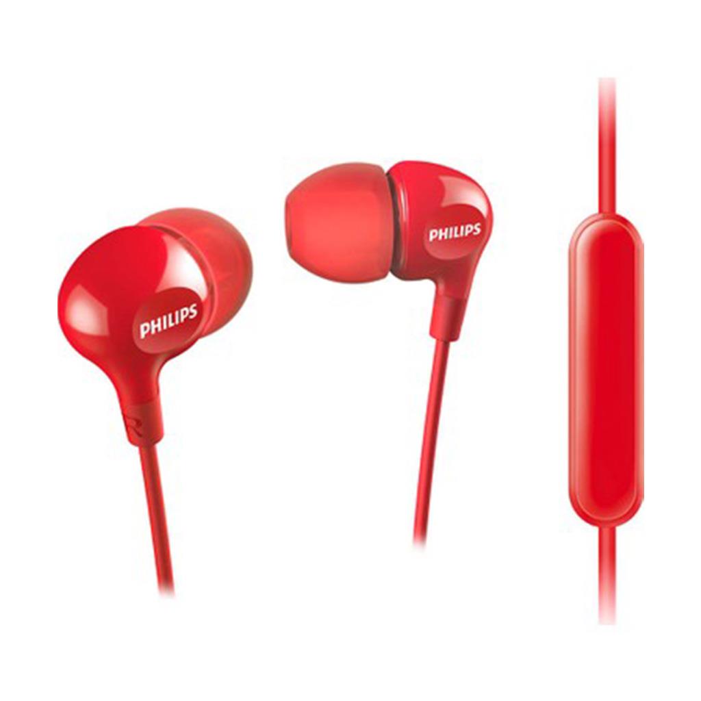 Philips UpBeat SHE3555BL Silikonlu Kulak ci Mikrofonlu Kulakl k