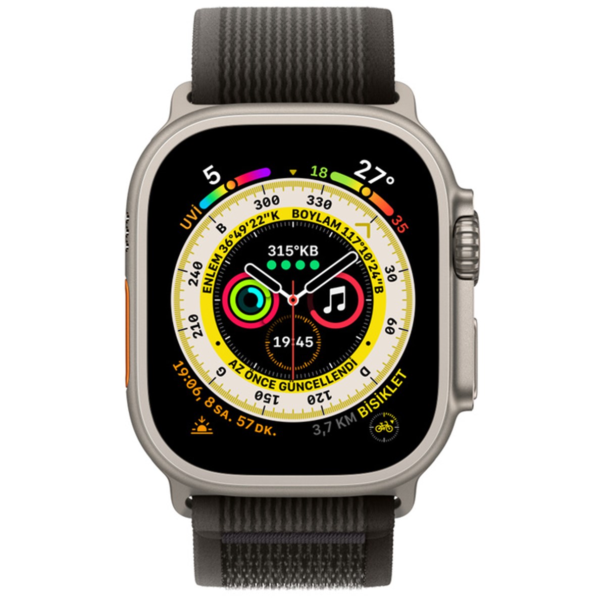 Watch Ultra Hermes Model Akıllı Saat (Çift kordon hediyeli)