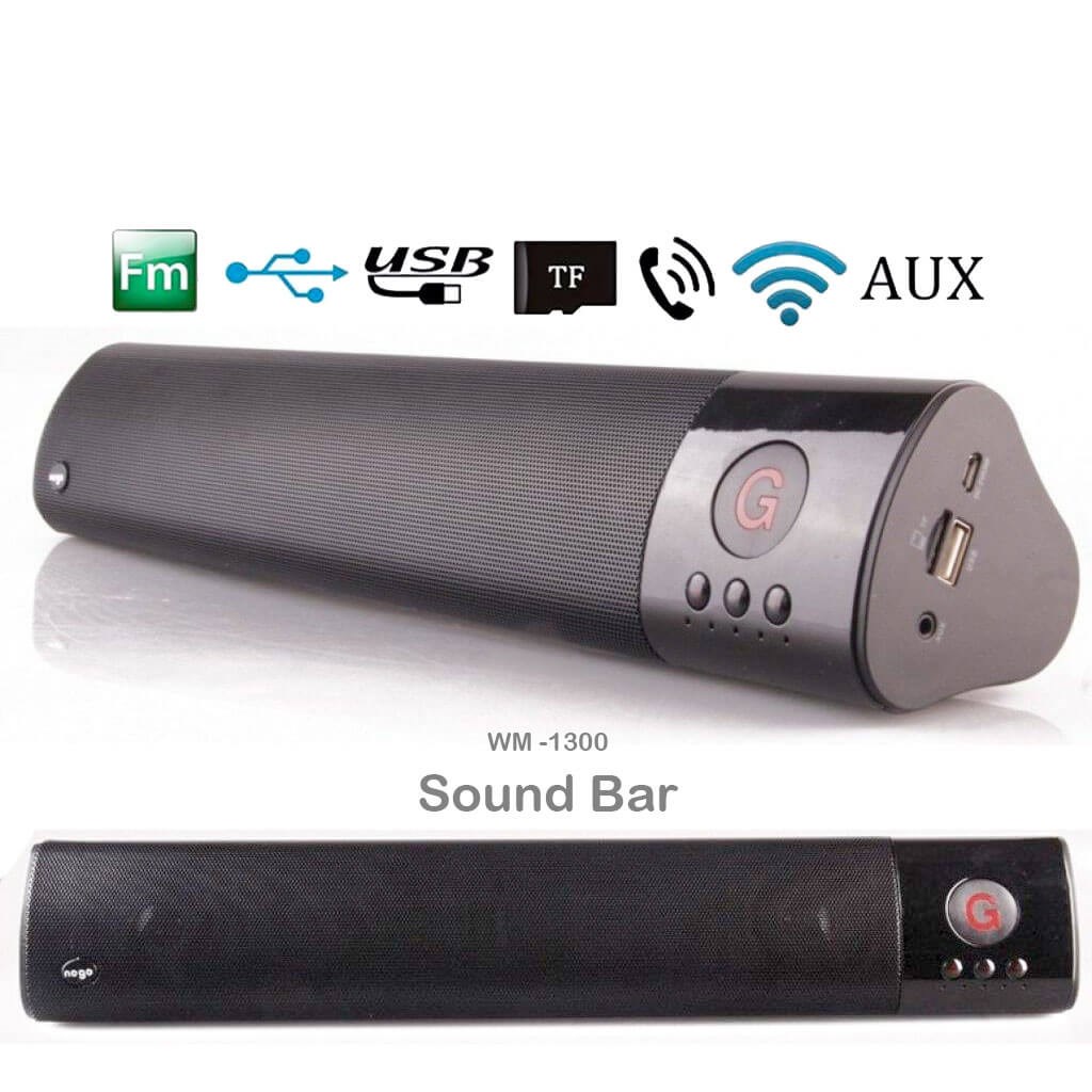 WM-1300 Sound Bar - Bluetooth Speaker | Mobicaps