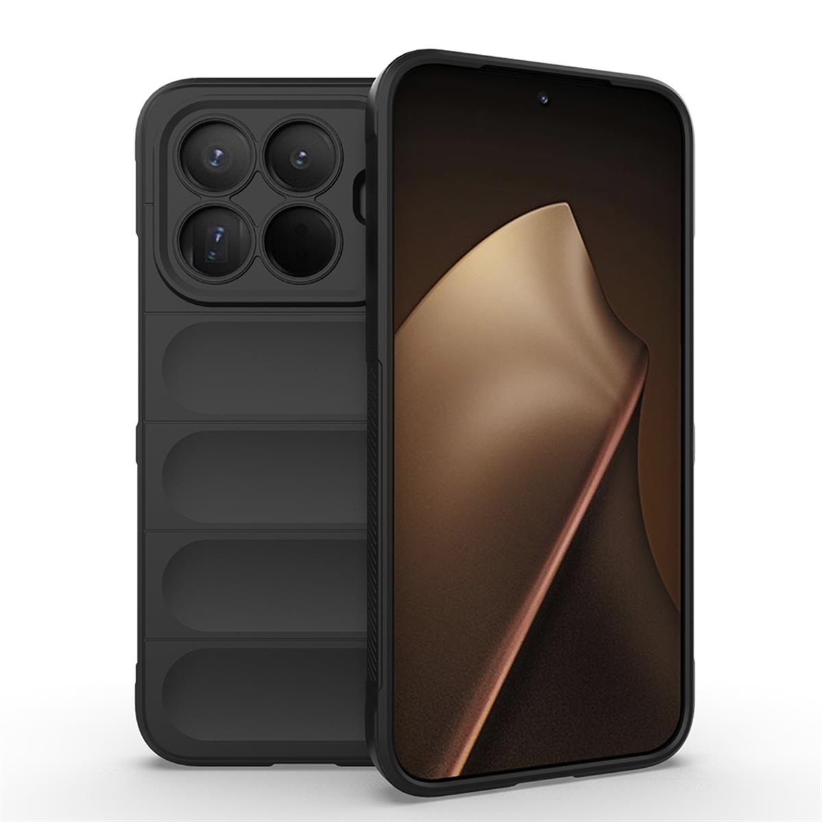Xiaomi 15T Pro Kılıf Esnek TPU Oyuklu Arka Yüzey Tasarımlı Zore