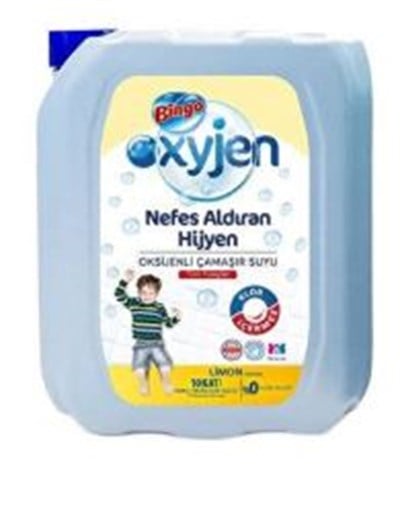 Bingo Oksijen Çamaşır Suyu Limon Kokulu 4000ml