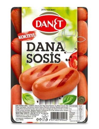Dana Kokteyl Sosis 250gr