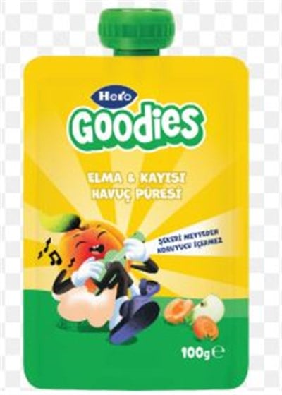 Hero Goodies Elma-Kayısı-Havuç Püre 100gr