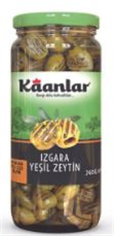Kaanlar Izgara Yeşil Zeytin 240 gr