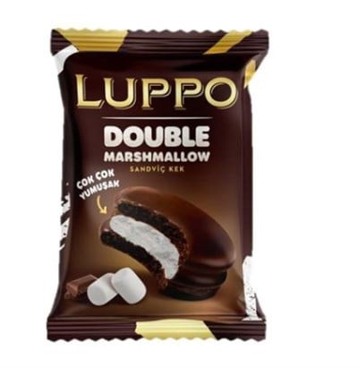 Şölen Luppo Double Marshmallow Sandviç Kek 28,7 gr