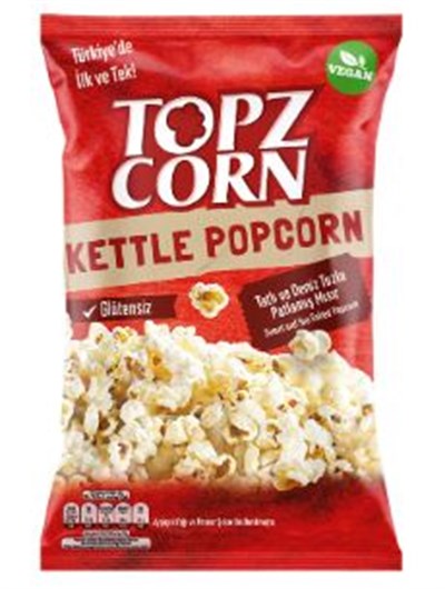 Topzcorn Tatlı Tuzlu Glütensiz Kettle Popcorn 160gr