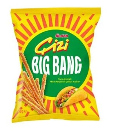 Ülker Çizi Big Bang Taco Aromalı Mısır Kraker 50 gr
