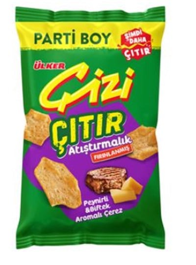 Ülker Çizi Çıtır Peynir & Biftek Parti Boy 160 gr