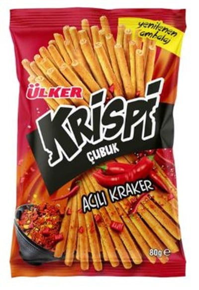 Ülker Krispi Acılı Kraker 80 gr