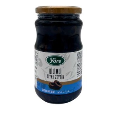 Yöre Dilimli Siyah Zeytin 350 gr Cam