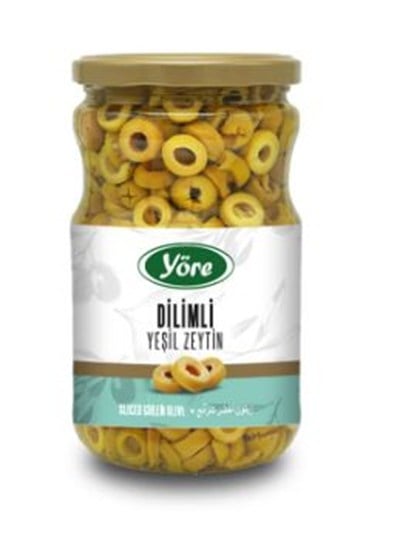 Yöre Dilimli Yeşil Zeytin 350 gr Cam