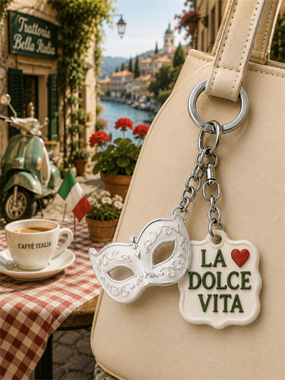 Italian Summer Bag Charm / Italya Çanta Çarmı - Anahtarlık