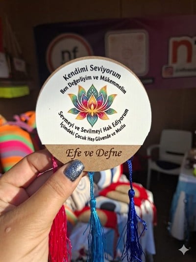 KİŞİYE ÖZE OLUMLAMA MAGNET KENDİMİ SEVİYORUM