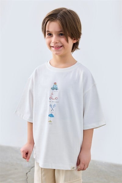 Travel Themed Baskılı Tshirt