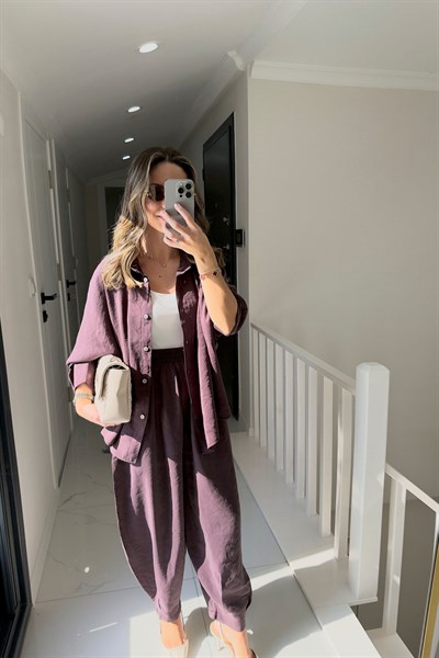 GÖMLEK PANTOLON TAKIM - MÜRDÜM