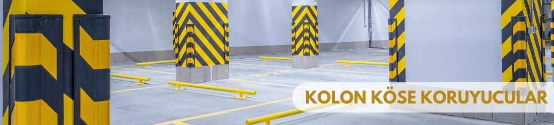 Kauçuk köşe kolon koruyucu otopark duvar köşe koruma ürünü