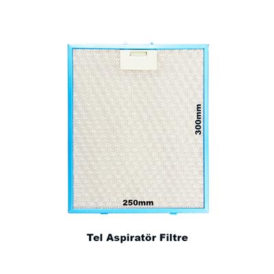 Aspiratör Filtresi Tel 250x300 Çift Tırnaklı