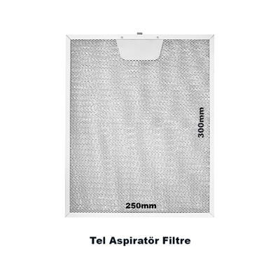 Aspiratör Filtresi Tel 250x300 Tek Tırnaklı
