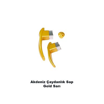 Çaydanlık Sapı Set Kare Gold Sarı