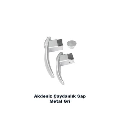 Çaydanlık Sapı Set Kare Metal Gri