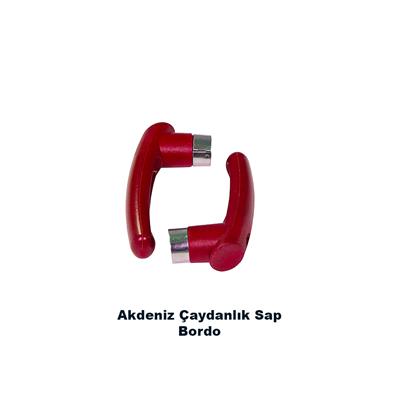 Çaydanlık Sapı Set Yuvarlak Bordo