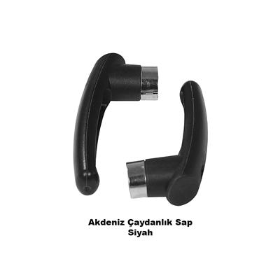 Çaydanlık Sapı Set Yuvarlak Siyah