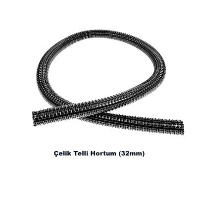 Çelik Tel Örgülü Hortum 32mm