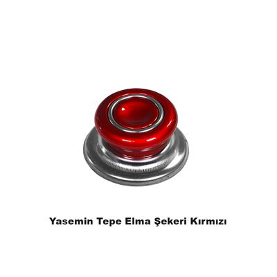 Yasemin Tencere Tepesi Elma Şekeri Kırmızı