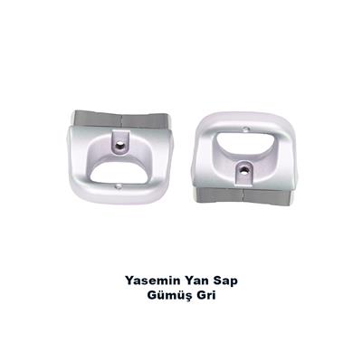 Yasemin Tencere Yan Sap Gümüş Gri