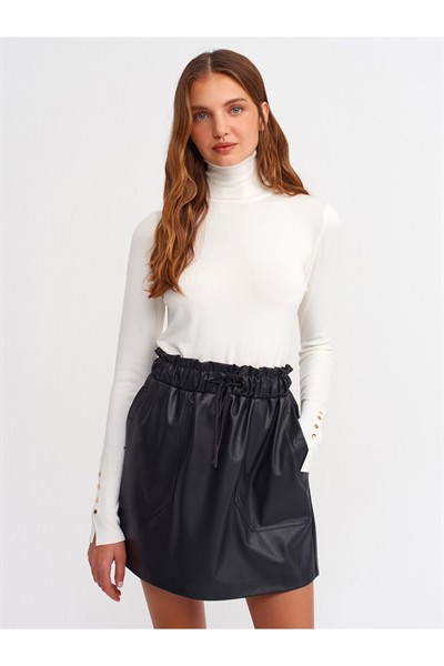 1268 Balıkçı Yaka Kazak-Ekru