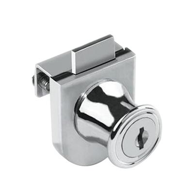 407 Tekli Cam Kilidi Oval Krom Canex