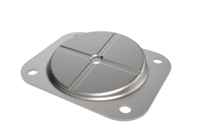 60x80 mm M8 Zigon Sehpa Ayak Bağlantı Sacı Dereceli Metal Aparat