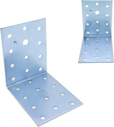 60x80x80 mm - L Demir Gönye Köşebent - Mobilya Dolap Köşe Birleştirme Bağlantı Aparatı