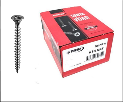 Akdeniz 3,5x50 Sunta Vidası-AKDENİZ