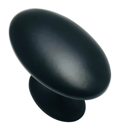 Arya Siyah Düğme Kulp Mobilya Dolap Çekmece Vestiyer Kulpları