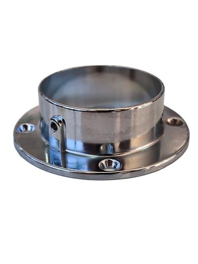 Askı Flanşı Krom Daire Dolap Elbise Askı Aparatı 51 mm İç Çapı