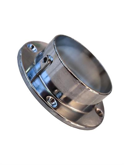 Askı Flanşı Krom Daire Dolap Elbise Askı Aparatı 51 mm İç Çapı