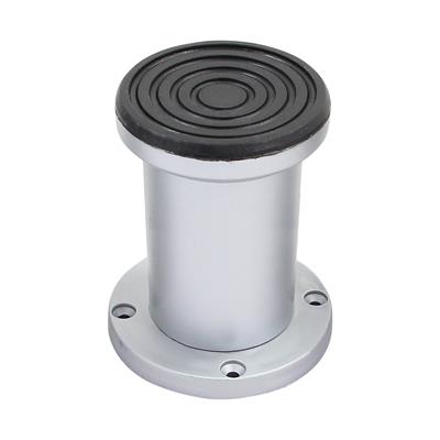Bambu Ayarlı Ayak 8 Cm Gri Metal Gövde - Orta Destek Ayak, Dolap Ayağı, Komodin, Baza, Kanepe Koltuk Ayağı, Gardrop Ayağı