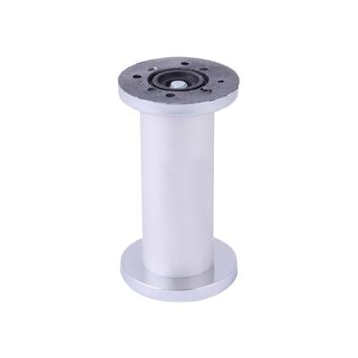 Bambu Ayarlı Ayak 8 Cm Gri Metal Gövde - Orta Destek Ayak, Dolap Ayağı, Komodin, Baza, Kanepe Koltuk Ayağı, Gardrop Ayağı