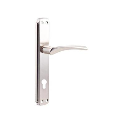 Bravo Aynalı Nikel Saten Yale Kapı Kolu