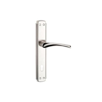 Bravo Aynalı Nikel Saten Yale Kapı Kolu