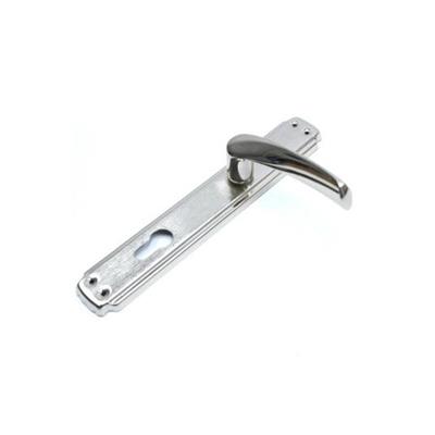 Bravo Aynalı Nikel Saten Yale Kapı Kolu