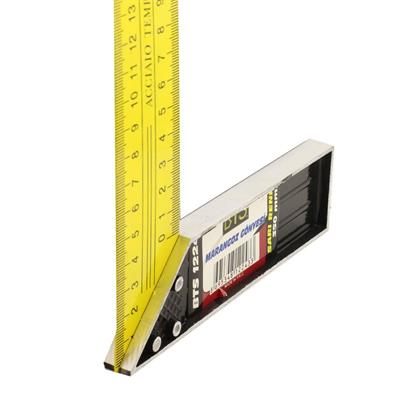 BTS Marangoz Gönye 60 cm Alüminyum Açı Ölçer Cetvel (12250)