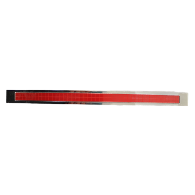 Buse 224 mm Krom Kırmızı Kulp Mobilya Dolap Çekmece Vestiyer Kulpları