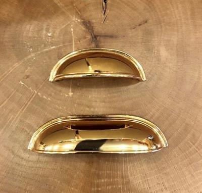 Çanak Kulp - 128 mm Altın Gold Mobilya Kulp (Dolap, Çekmece, Vestiyer Uyumlu)