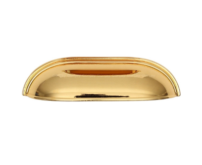 Çanak Kulp - 128 mm Altın Gold Mobilya Kulp (Dolap, Çekmece, Vestiyer Uyumlu)