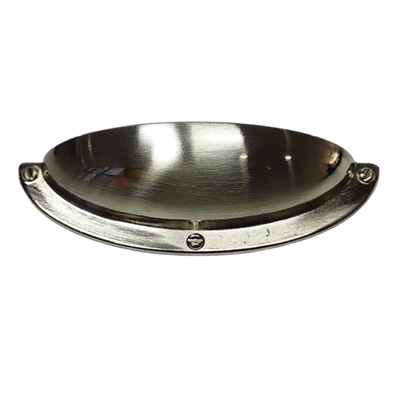 Çanak Kulp - 64 mm İnox Mobilya Kulp (Dolap, Çekmece, Vestiyer Uyumlu)