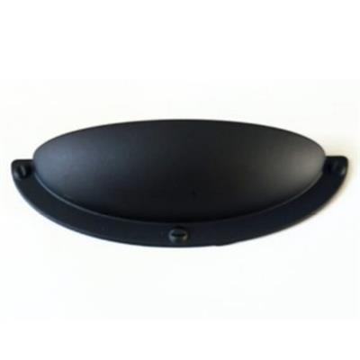 Çanak Kulp - 64 mm Siyah Mobilya Kulp (Dolap, Çekmece, Vestiyer Uyumlu)