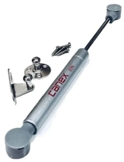 Canex Gazlı Amortisör Piston Kalkar Kapak için 25 cm Gri 80 NW