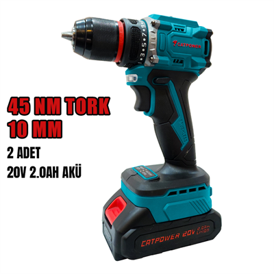 Catpower 1515 Kömürsüz Akülü Vidalama Li-Lion 10 mm 20 V 2.0Ah